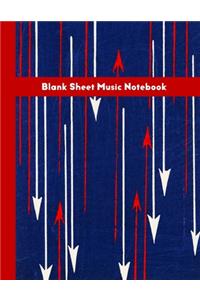 Blank Sheet Music Notebook