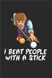 Billard Snooker Pool Notizbuch