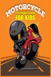 Motorcycle Coloring Book For Kids