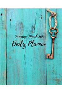 Daily Planner 2020 1st Quarter