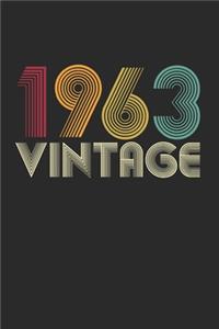 Vintage notebook paper 1963 Birthday 57th Gift