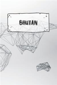 Bhutan: Ruled Travel Diary Notebook or Journey Journal - Lined Trip Pocketbook for Men and Women with Lines