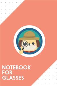 Notebook for glasses