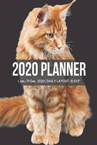 2020 Cat Daily Planner