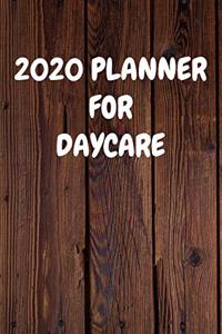 2020 Planner for Daycare