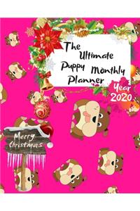 The Ultimate Merry Christmas Puppy Monthly Planner Year 2020