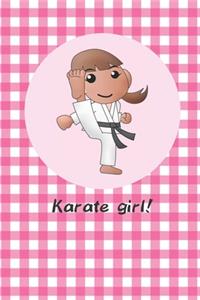 Notebook for Kids-Karate Girl Act 2