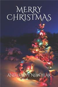 Merry Christmas, Santa Claus, Notebook, Journal, Diary - One Subject - 120 Pages