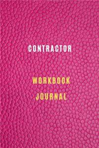 contractor workbook journal Diary - Log - Journal For Recording job Goals, Daily Activities, & Thoughts, History