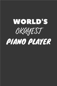 Piano Player Notebook