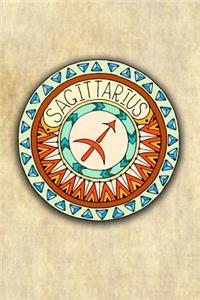 Sagittarius: Zodiac Astrology Symbol Star Sign Gift Journal