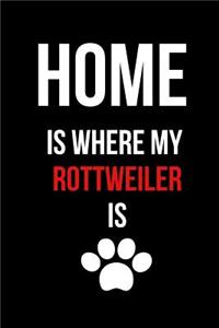 Home Is Where My Rottweiler Is