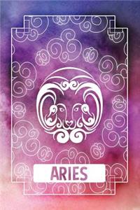 Aries Zodiac Journal the RAM: Horoscope Lined Journal 6x9 120 Pages