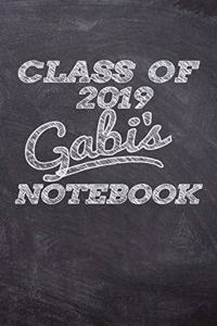 Class of 2019 Gabi's Notebook