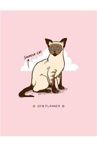 Siamese Cat 2018 Planner