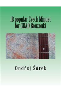 18 popular Czech Minuet for GDAD Bouzouki