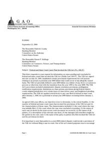 Federal and State Court Cases That Invoked the Y2K ACT