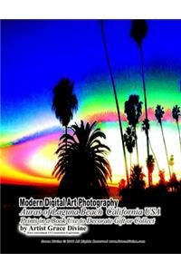 Modern Digital Art Photography Auras of Laguna Beach California USA Prints in a Book Use to Decorate Gift or Collect by Artist Grace Divine