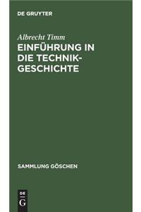 Einführung in die Technikgeschichte