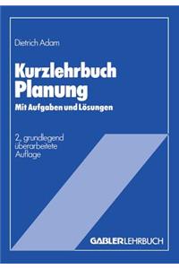 Kurzlehrbuch Planung