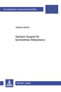 Decision Support Fuer Barrierefreie Webpraesenz