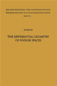 Differential Geometry of Finsler Spaces