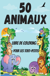 50 livres de coloriage d'animaux pour les tout-petits