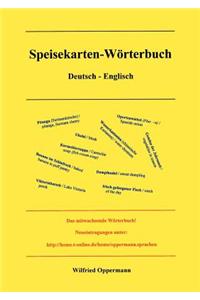 Speisekarten W Rterbuch Deutsch / Englisch