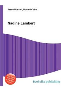 Nadine Lambert