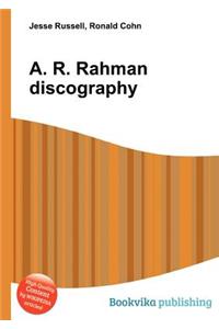 A. R. Rahman Discography