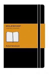 Moleskine Large Ruled Hardcover Notebook Black