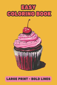 Bold and Easy Coloring Book