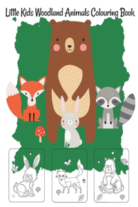 Little Kids Woodland Animals Coloring Book