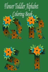 Flower Toddler Alphabet Coloring Book