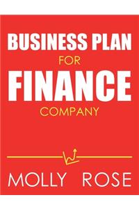 Business Plan For Finance Company