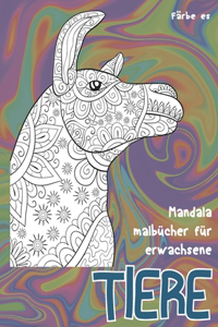 Mandala Malbücher für Erwachsene - Färbe es - Tiere