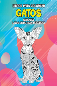 Libros para colorear - Lindo libro para colorear - Animales - Gatos