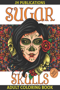 Sugar Skulls Adult Coloring Book