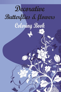 decorative butterflies & flowers