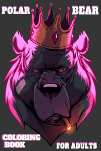 Polar bear coloring book for adults