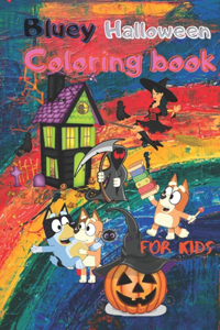 Bluey Halloween Coloring Book For Kids