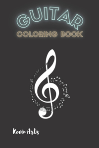 Guitar Coloring Book For Adults