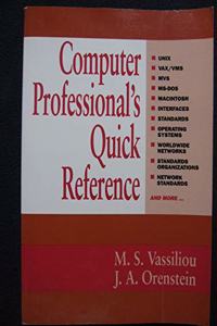 Computer Professional's Quick Reference