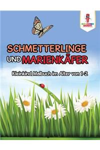 Schmetterlinge und Marienkäfer