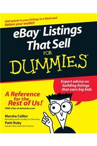 eBay Listings That Sell For Dummies