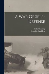 War Of Self-defense