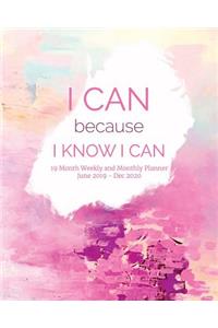 19 Month Weekly and Monthly Planner