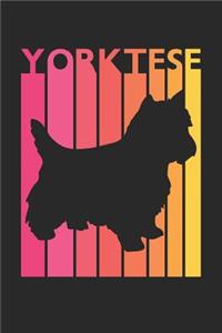 Vintage Yorktese Notebook - Gift for Yorktese Lovers - Yorktese Journal