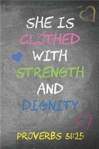 She is Clothed With Strength and Dignity