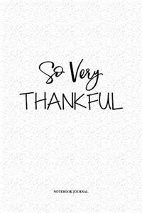 So Very Thankful